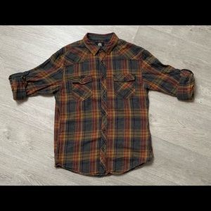 Rock & Republic Plaid Button Down